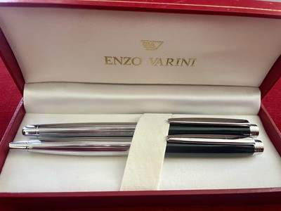 Lot De 3 Stylos Bille De Marque - Enzo Varini, Lamarthe, Cerruti 1881, Occasion