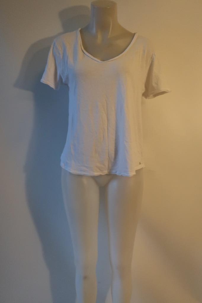 Womens Alo Yoga White V-Neck T-Shirt Top S * | eBay