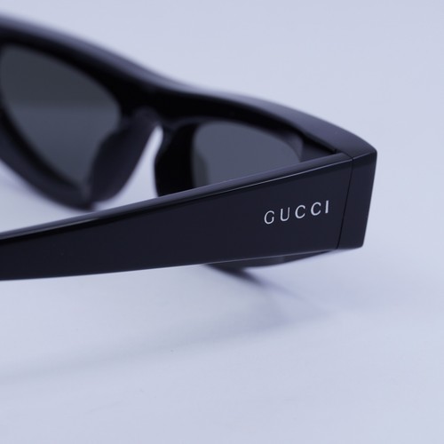 Gucci GG1779S 001 Shiny Black/Grey 51-17-145 Sunglasses New Authentic - Picture 5 of 7