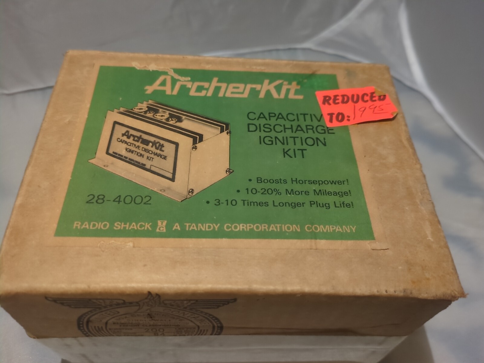1972 Radio Shack Archer Kit Capacitive Discharge Ignition Kit 284002