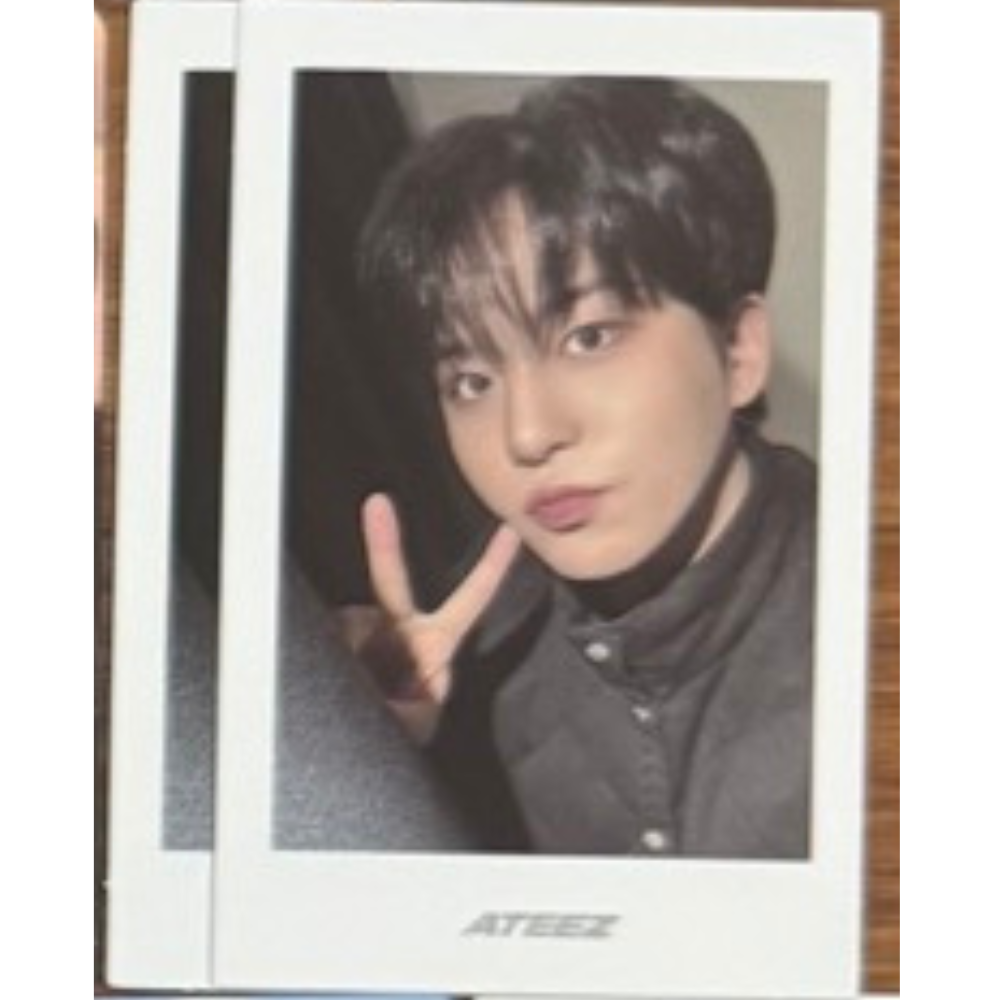 ATEEZ GOLDEN HOUR PART 3 LEMON DROP POCAABLUM PHOTOCARD POLA QR