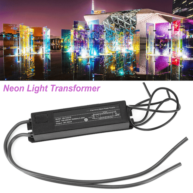 Neon Light Transformer 3Kv 30mA Neon Sign Electronic Power Supply Input