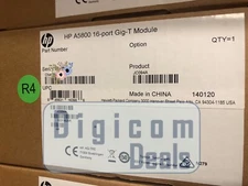 *NEW F/S* HPE JC094A 16PT GB-T A5800 Switch Module