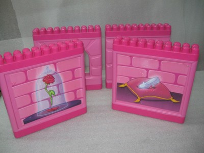 pink mega bloks disney princess castle