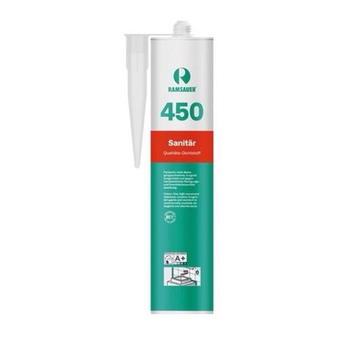 Ramsauer 450 Sanitär Silikon Dichtstoff Bad Küche 310ml Kartusche - Manhattan