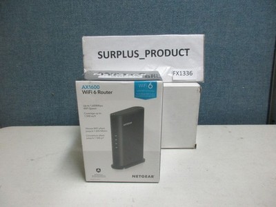 NETGEAR AX1600 WI-FI 6 ROUTER 4-STREAM 1.6 GBPS (RAX5-100PAS) BRAND NEW SEALED