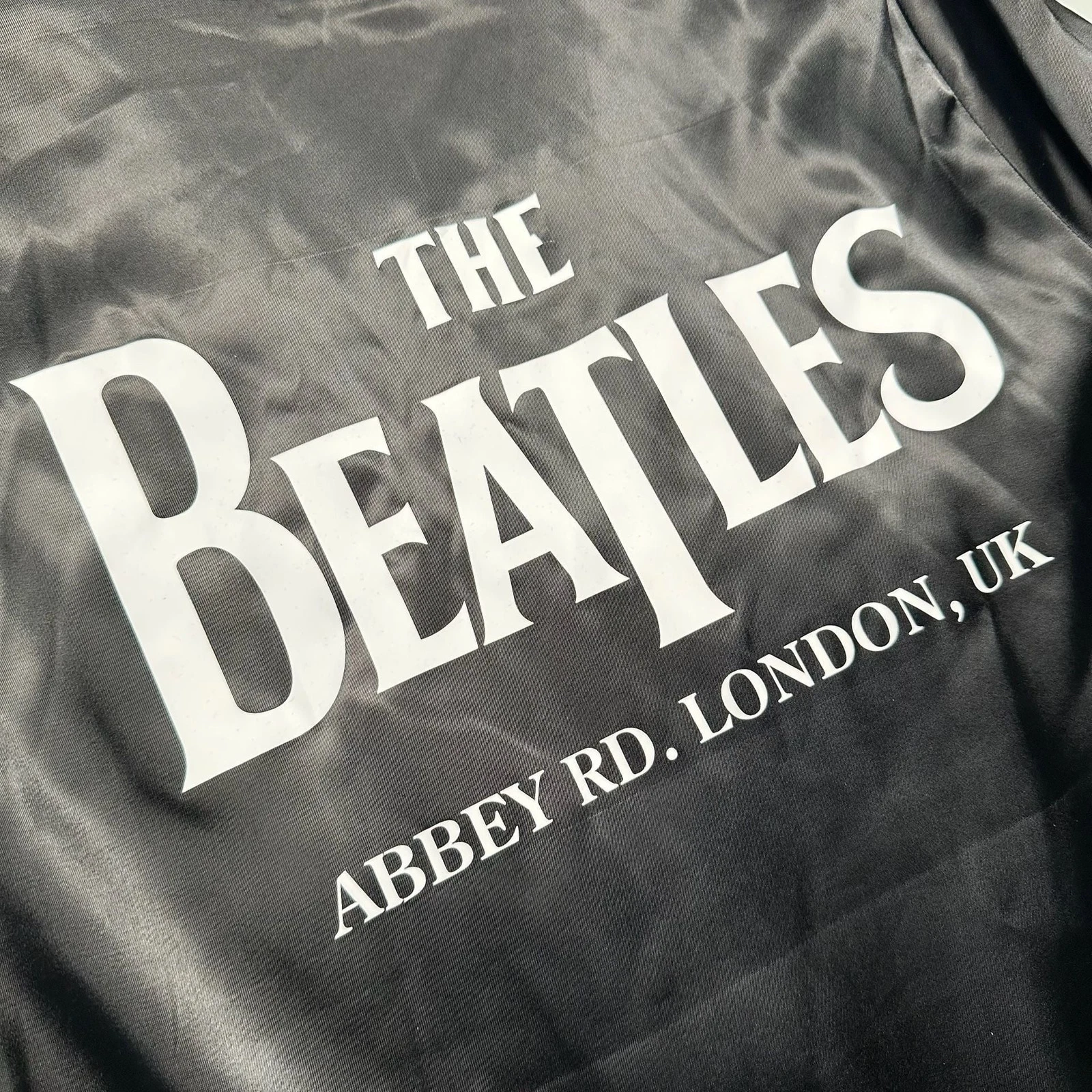 Hard Rock Cafe The Beatles Abbey Road London UK Bomber Jacket - product detail image 7