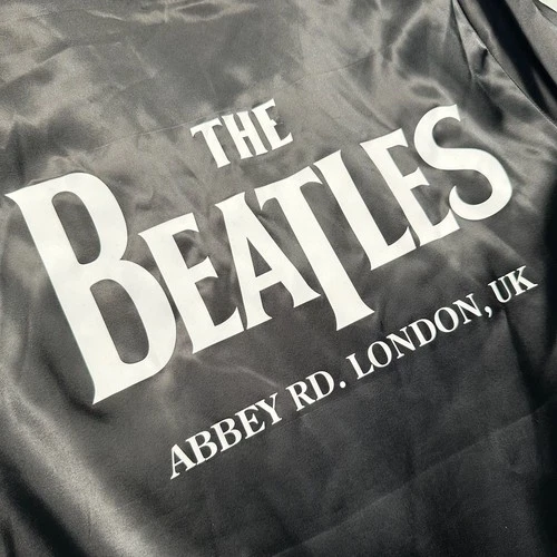 Hard Rock Cafe The Beatles Abbey Road London UK Bomber Jacket image 7