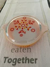 Vintage PYREX FRIENDSHIP Red/Orange #471 1 PT CASSEROLE Baking Dish With Lid
