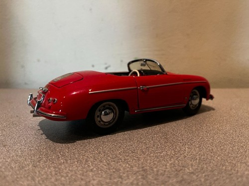 Franklin modelli di precisione come nuovi 1955 Porsche 356 Speedster rosso 1/24 LOOSE - Foto 4 di 12
