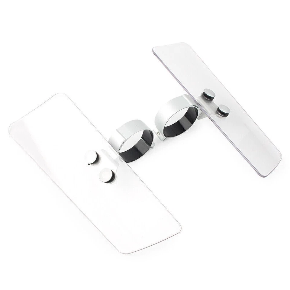 Deflector de horquilla de viento transparente para Honda VTX1300R Kawasaki Suzuki Yamaha XV950 V-Star Foto 4 de 4