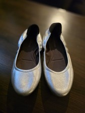 Cole Haan StudioGrand Silver Flat Ballet Shoe Size 9B