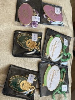 Six Lingfield Park Metal Horse Racing Badges 2001 2003