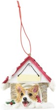 Welsh Corgi Ornament Hand Painted and Easily Personalized "Doghouse Ornament"
