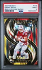 2024 Panini Select #113 Drake Maye Red & Yellow Shock PSA 9