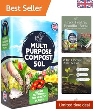 All-Purpose 50L Compost - Perfect Potting Soil for Flowers, Vegetables & Shrubs 0.48 per litre