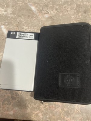 HP Pocket Drive 160GB USB Portable Hard Drive Model PD1600s Working W/cas