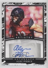 2022 SAGE Artistry Auto Alec Pierce #A-AP Auto 7sd