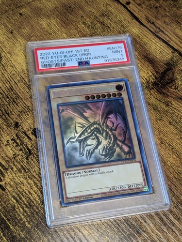 Yugioh Red-Eyes Black Dragon GFP2-EN176 PSA 9 Ghost Rare MINT - Picture 5 of 6