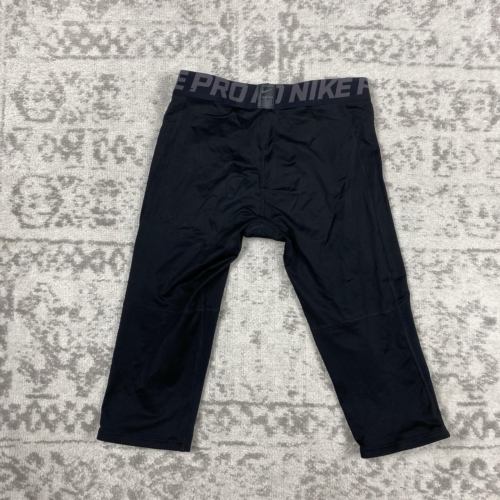 Nike Pro Big Kids' (Boys') 3/4-Length Tights BV3506-010 Size XL thumbnail 4