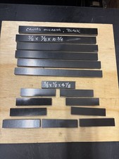 CANVAS, Micarta, 3/8 thick BLACK . Misc - Knife Handle Material - Blanks Scales