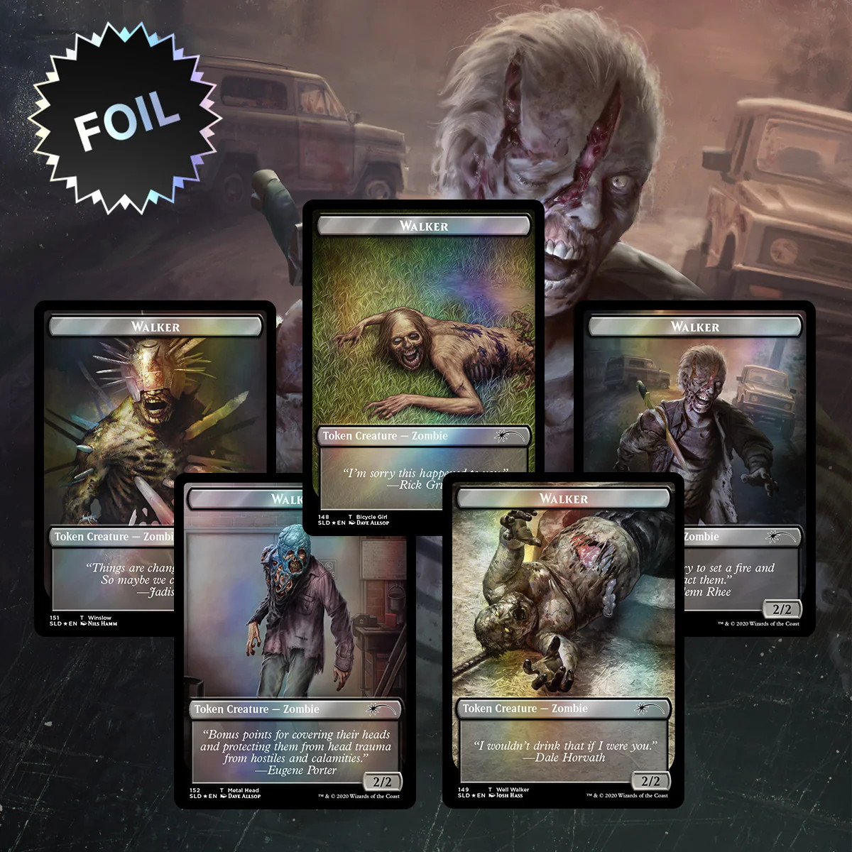 Magic: The Gathering TCG: Secret Lair x The Walking Dead FOIL