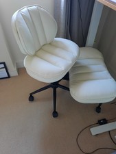 Adjustable Height Cross-Legged Office Chair Comfort