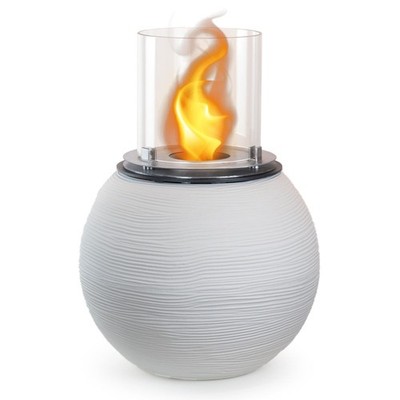 Chimenea Bioetanol Divina Fire Botticelli Blanco Perla d.40 x h54