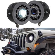 Morimoto Led Headlights Super7 Projector For Jeep Wrangler Jl Gladiator Jt Lf517