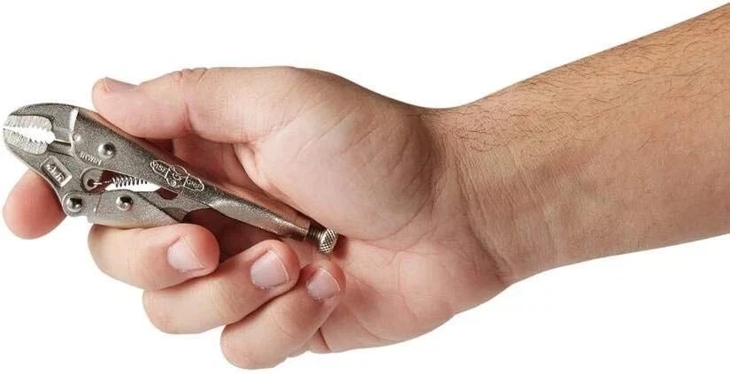 Alicates de bloqueo de mandíbula curva IRWIN VISE-GRIP con cortador de alambre, 4 pulgadas (10) Foto 2 de 3