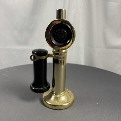 Vintage AVON Glass Kellogg Desk  Telephone Cologne Bottle-Collectable