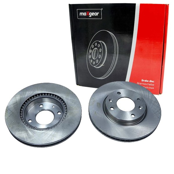2X Maxgear Bremsschebeiben 280Mm InnenbelÜFtet Vorne Passend FÜR Hyundai-image