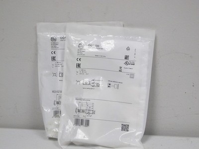 2 IFM EFECTOR OTG500 PHOTOELECTRIC DIFUSE SENSOR,NEW OLD STOCK, 10-36VDC