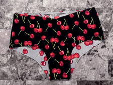 NWT VICTORIA'S SECRET RED CHERRY SMOOTH STRAPPY BACK NO SHOW CHEEKY PANTIES