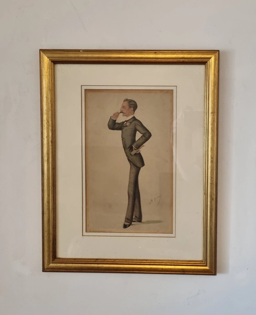 英国アンティークVanity Fair風刺画/カリカチュア(91-265-1) Vanity