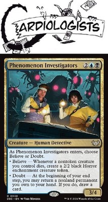 Phenomenon Investigators Magic the Gathering MTG | Duskmourn Commander DSC | NM