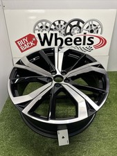 21” Volvo XC60 OEM Wheel Rim 21x8.5 Black Machined 70520 95251 Original OE