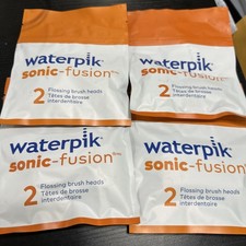 Waterpik Sonic Fusion Full Size Replacement Brush Heads With Covers - 4 Count