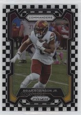 2023 Panini Prizm Black & White Checker Prizm Brian Robinson Jr #292 1j4c