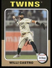 2024 Topps Heritage Willi Castro Minnesota Twins #608