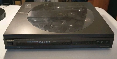 Vintage Technics SL-PC20 CD Player Turntable 5-Disc JAPAN 1989 For Parts