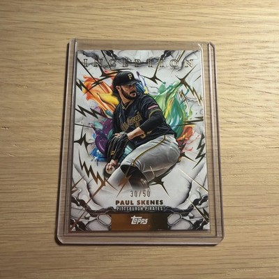 2025 Topps Inception Paul Skenes Gold Electricity /50 #52 Pirates SSP