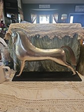 Vintage Art Deco Metal Horse Statue