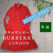 Burberry London Frill Dress Red Sale