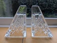 JG. Durand France Crystal Bookends 