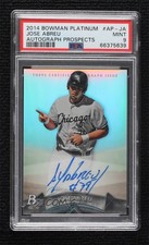 2014 Bowman Platinum Auto Prospects Jose Abreu #AP-JA PSA 9 MINT Auto 6fs