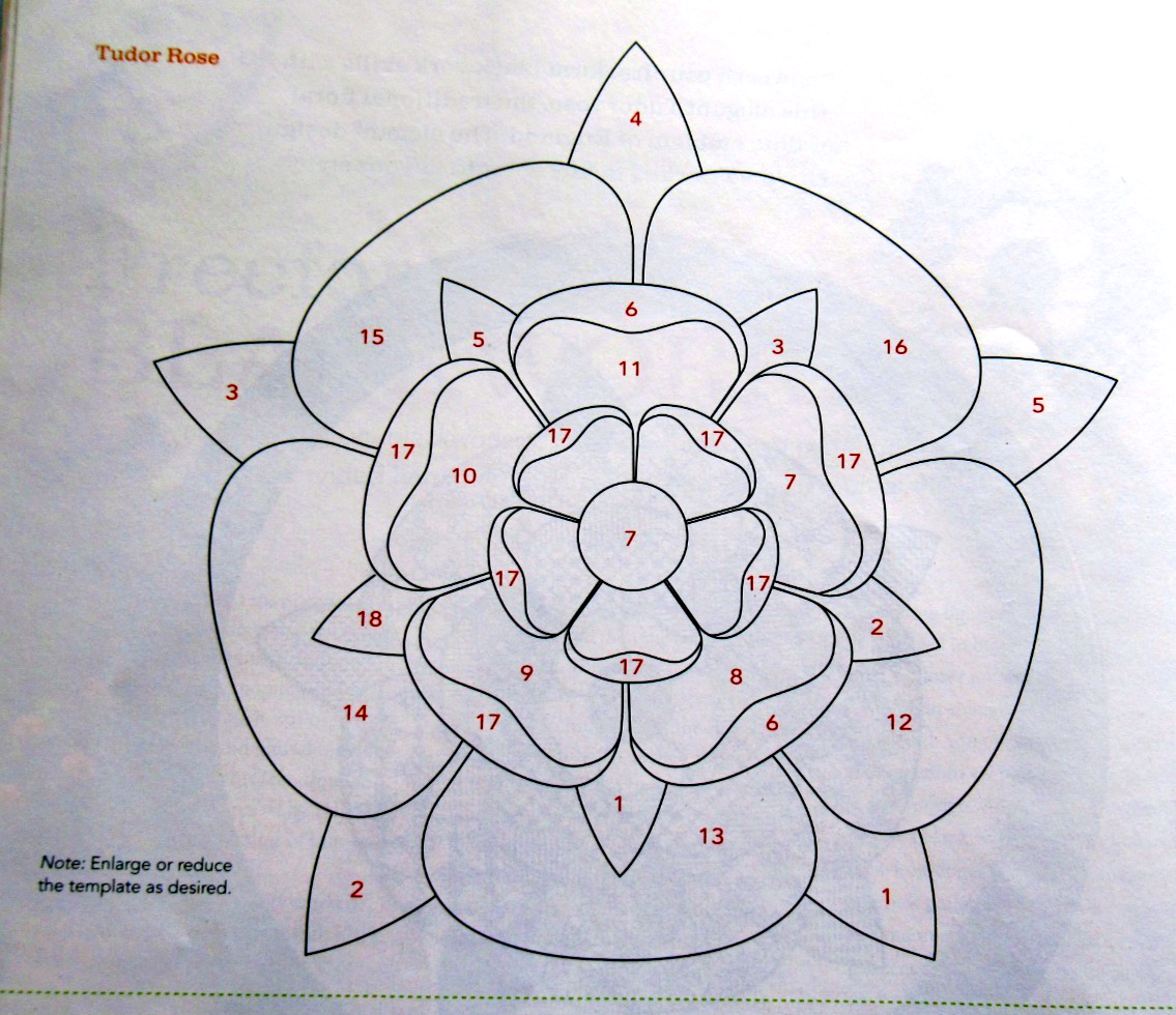 Freeform Blackwork Tudor Rose Outline Select Your Stitches CROSS STITCH ...