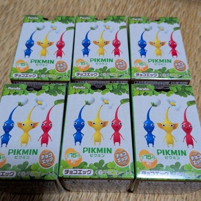 Furuta Pikmin Choco Egg 6 Pack Candy Unopened New Sealed Gift Box Set