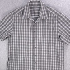 511 Tactical 71198 Classic Covert Gray Plaid Ccw Snap Up Shirt Mens Large