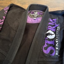 Giacca kimono Storm nero e viola donna F2 T2 GI 006